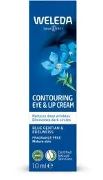 Weleda Crema liftante per il contorno occhi e labbra Genziana blu e Viola alpina