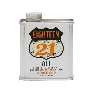 18.21 Man Made Beard, Hair & Skin Oil Noble Oud olio multiuso per la barba