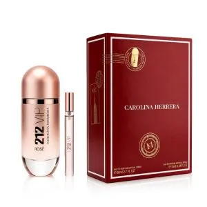 Carolina Herrera 212 VIP Rosé 80 ml + EDP MINI Eau de Parfum da donna