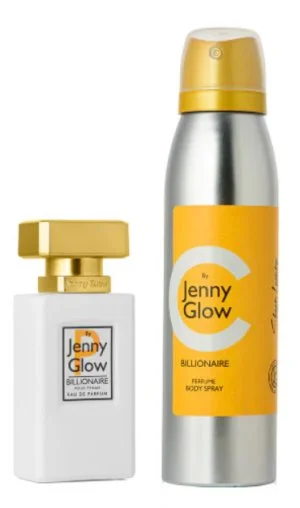 2PC G/S JENNY GLOW Billionaire 30 ML + Spray corpo