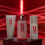 9 pm Rebel 100 ml + spray per il corpo 150 ml + SG Eau de Parfum unisex