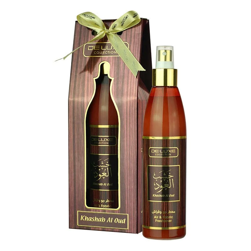 Khashab Al Oud Rinfrescatore per Aria e Tessuti (Collezione Deluxe) Nuovo 250 ml