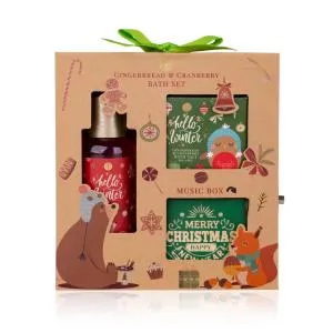 Accentra Accentra Hello Winter Set da Bagno Zenzero & Mirtillo Rosso + Carillon