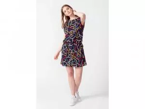 SKFK Adei Women Dress Greems Print