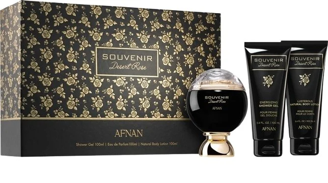 Souvenir Desert Rose U Eau de Parfum 100 ml + lozione corpo 100 ml + gel doccia