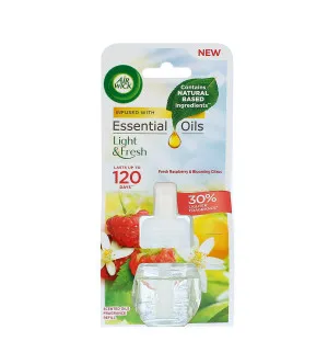 Air Wick Lamponi e Fiori di Agrumi ricarica liquida per diffusore elettrico per uomini