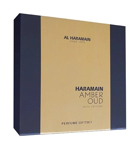 Amber Oud Bleu Edition cofanetto regalo unisex Eau de Parfum 75 ml + Eau de Parfum 30 ml + deodorante spray 200 ml