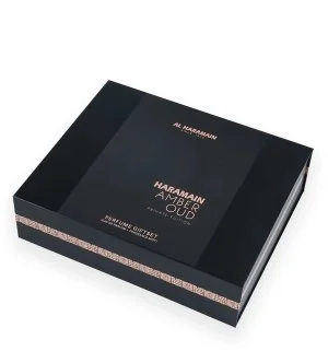 Al Haramain Amber Oud Private Edition cofanetto regalo unisex eau de parfum 75 ml + eau de parfum 30 ml + acqua profumata per il corpo