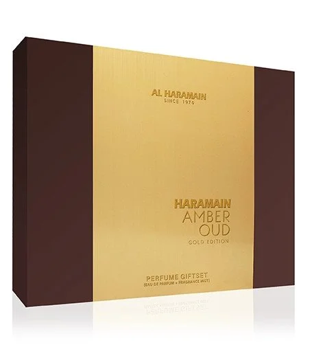 Amber Oud Gold Edition cofanetto regalo 75 ml + Eau de Parfum 30 ml + body mist unisex 75 ml parfemovana voda 30 ml telova mlha parfemovana voda 200 ml unisex