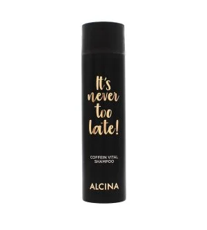 Alcina It's Never Too Late shampoo alla caffeina per rinforzare i capelli