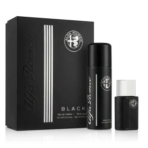 Alfa Romeo Alfa Romeo Black Eau de Toilette da uomo 15 ml + spray per il corpo