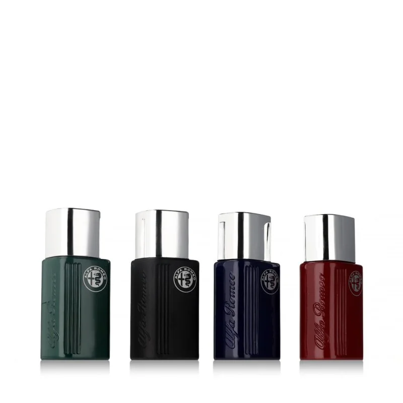 Alfa Romeo Black Green 15 ml + EDT Black 15 ml + EDT Blue 15 ml + EDT Red eau de toilette da uomo