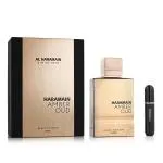 Amber Oud Black Edition cofanetto regalo + vaporizzatore di profumo ricaricabile eau de parfum unisex 150 ml
