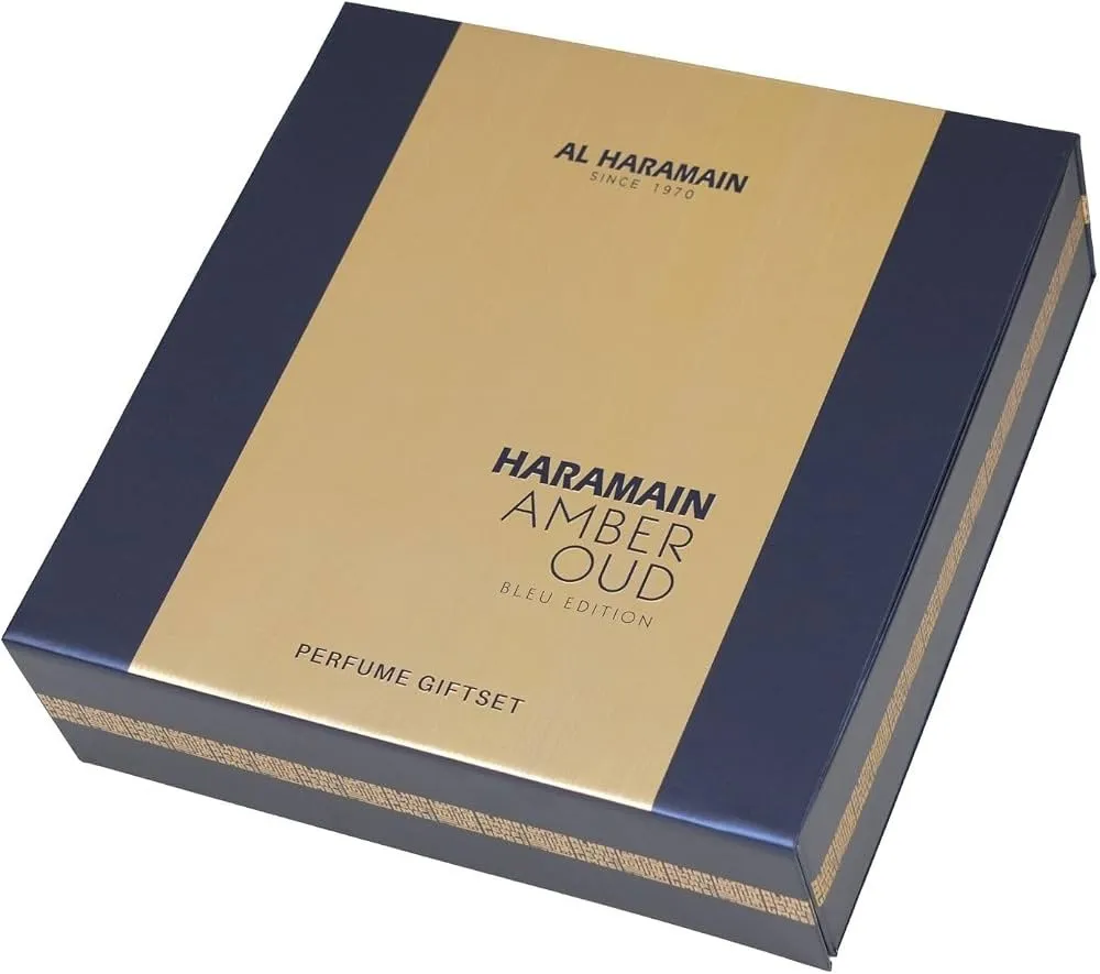 Amber Oud Bleu Edition cofanetto regalo unisex Eau de Parfum 75 ml + Eau de Parfum 30 ml + deodorante spray 200 ml