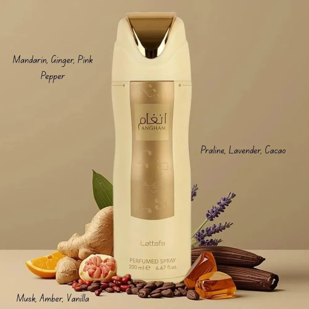 Angham Deodorante spray unisex 200 ml