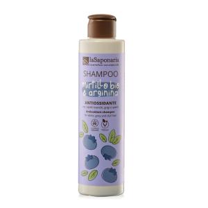 Shampoo antiossidante per capelli bianchi con mirtillo BIO e arginina 200 ml