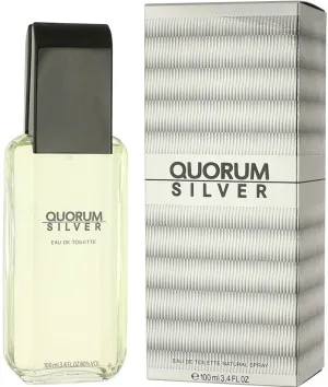 Antonio Puig Quorum Silver eau de toilette 100 ml per uomo
