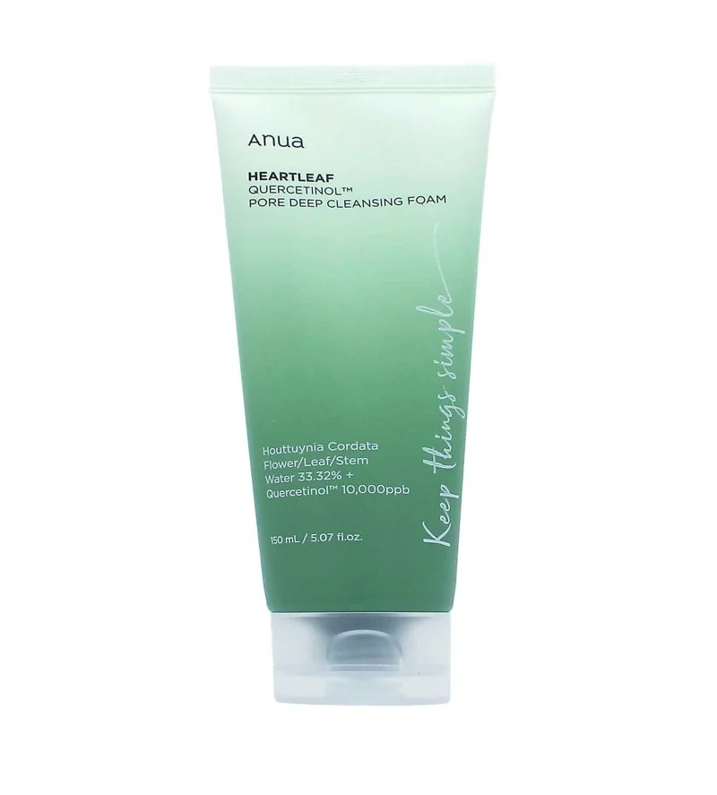 Heartleaf Quercetinol Pore Deep Cleansing Foam schiuma detergente per pori ostruiti 150 ml