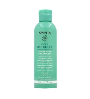 Apivita Just Bee Clear tonico viso per pori dilatati e punti neri