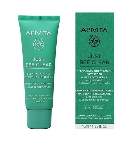 Just Bee Clear Blemish Control Mattifying Moisturizer crema idratante per il viso con niacinamide 40 ml