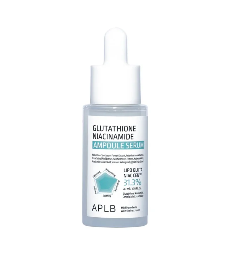 Siero Ampoule al Glutatione e Niacinamide illuminante per il viso 40 ml