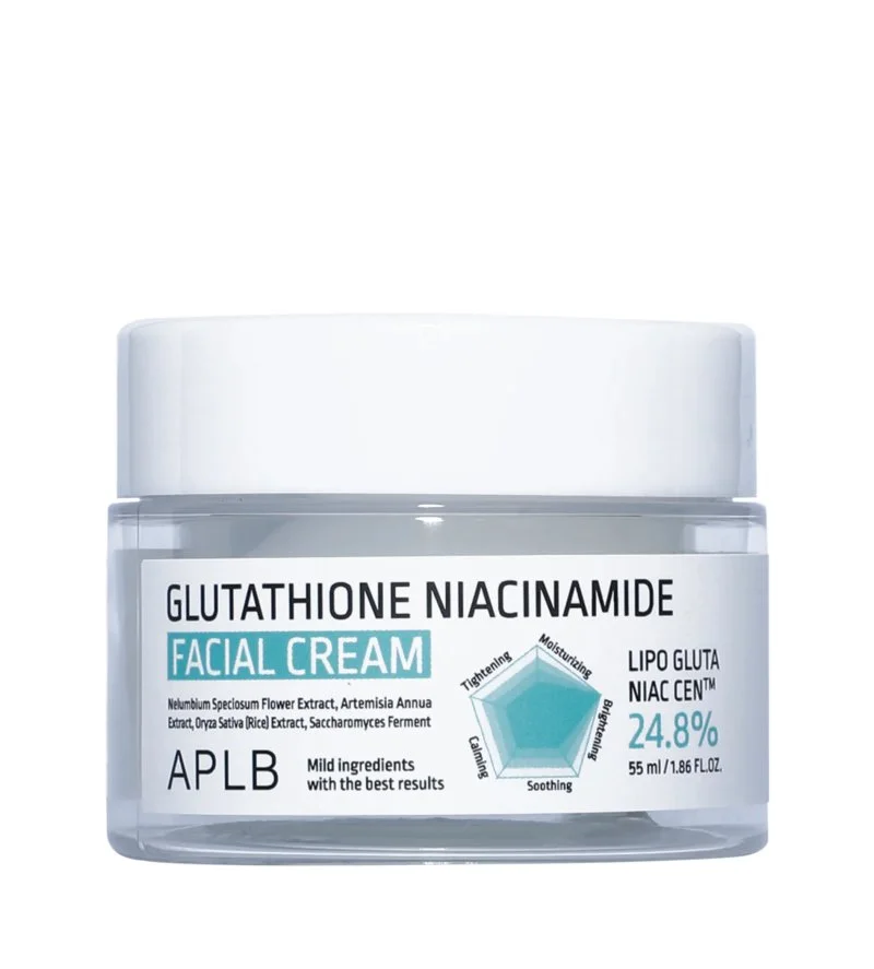 Crema viso illuminante al glutatione e niacinamide 55 ml
