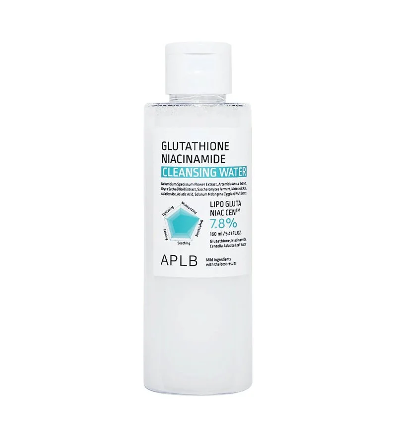 Glutathione Niacinamide Cleansing Water acqua micellare idratante-illuminante 160 ml
