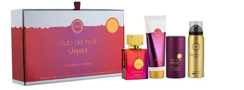 Club de Nuit Untold Set - Eau de Parfum 105 ml + spray per il corpo 50 ml + deodorante stick 75 g + lozione per il corpo 100 ml