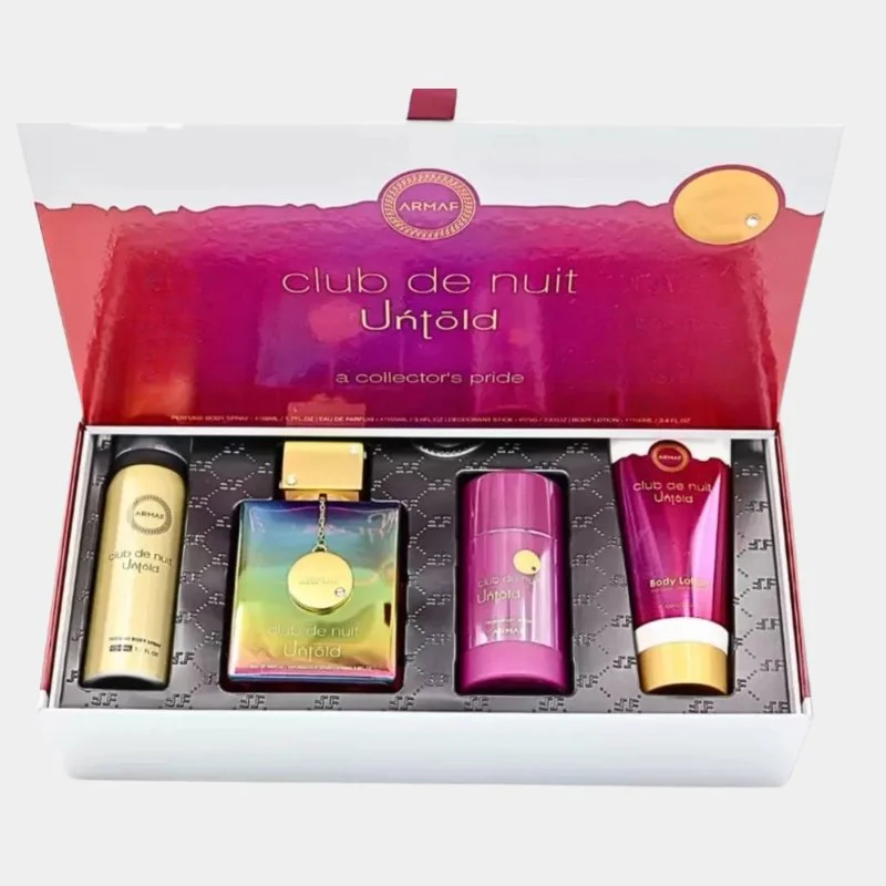 Club de Nuit Untold Set - Eau de Parfum 105 ml + spray per il corpo 50 ml + deodorante stick 75 g + lozione per il corpo 100 ml