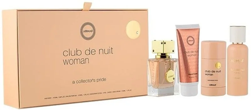 Club de Nuit Donna Set - Eau de Parfum 30 ml + profumo per capelli 55 ml + deodorante stick 75 g + crema mani 50 ml