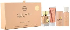 Armaf Club de Nuit Donna Set - Eau de Parfum 30 ml + profumo per capelli 55 ml + deodorante stick 75 g + crema mani 50 ml