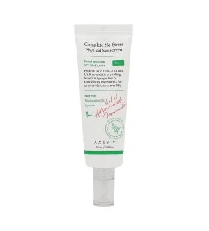 Axis-y Complete No-Stress Physical Sunscreen V.3 crema solare minerale SPF 50+ PA++++