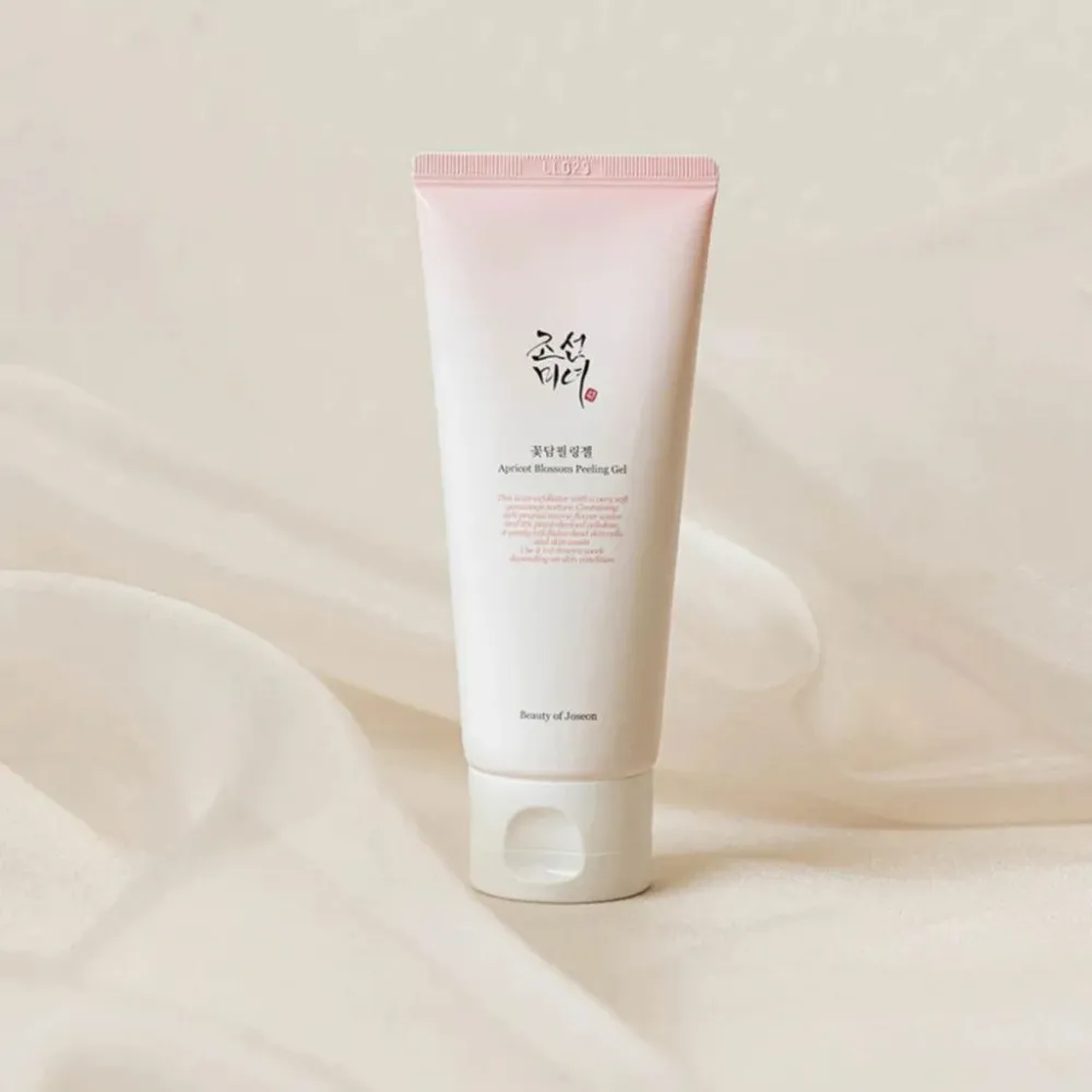 Gel esfoliante ai fiori di albicocco, delicato per il viso 100 ml