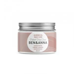 Ben & Anna Crema per le mani con olio di mandorle (30 g) - cura quotidiana