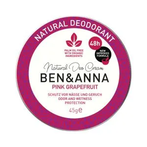 Ben & Anna Deodorante in crema al pompelmo rosa (45 g)