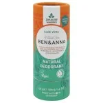 Ben & Anna Deodorante solido senza profumazione (40 g) - Aloe Vera - per pelli sensibili