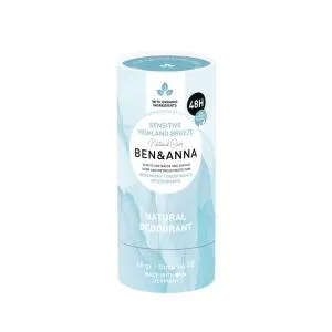 Ben & Anna Deodorante solido Sensitive (40 g) - Mountain Breeze - senza bicarbonato di sodio