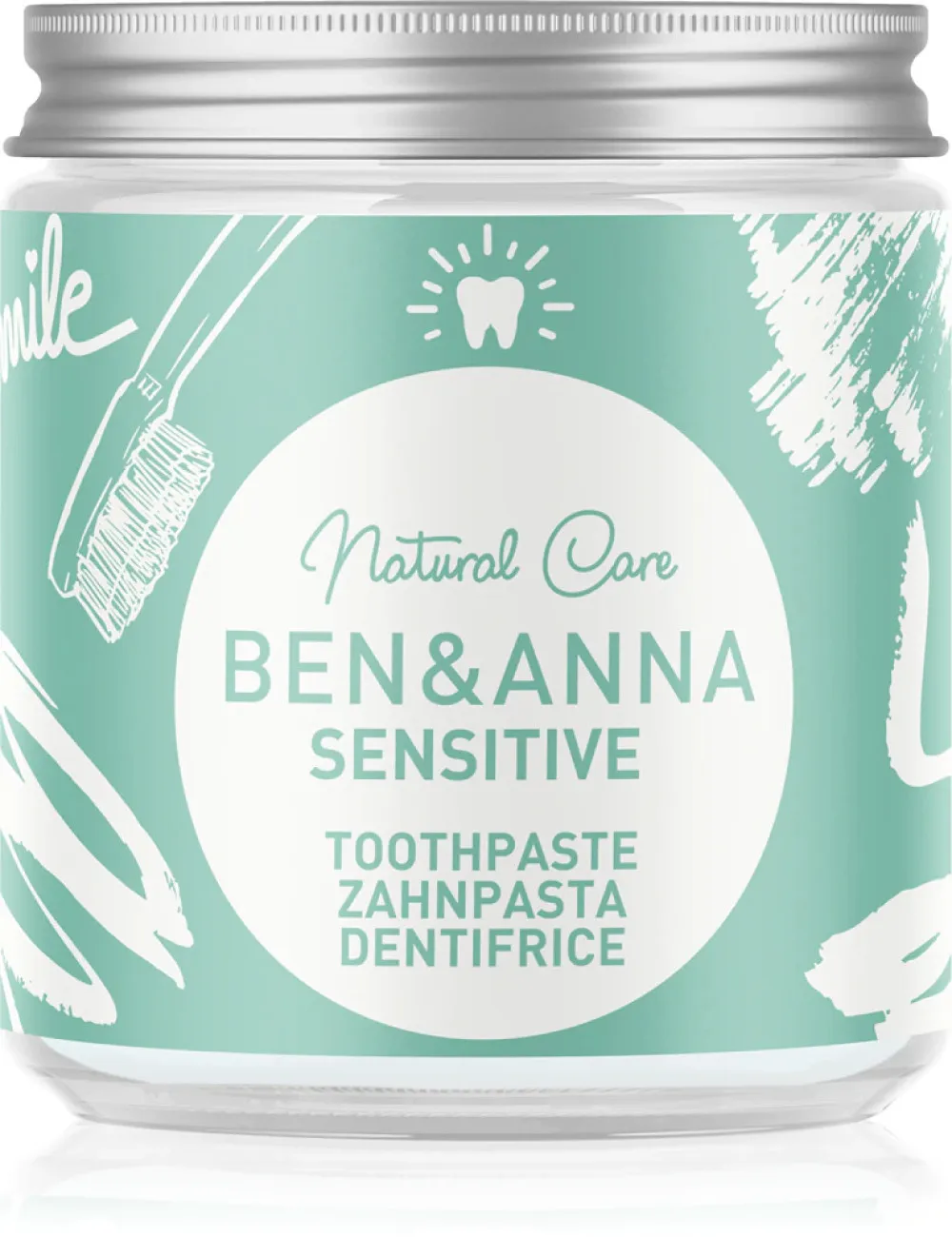 Ben & Anna Dentifricio per denti sensibili Sensitive (100 ml)