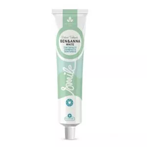 Ben & Anna Dentifricio al fluoro (75 ml) - Bianco - con menta e salvia