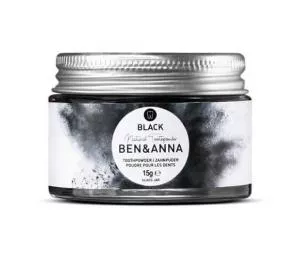 Ben & Anna Polvere sbiancante per denti con carbone attivo (15 g)