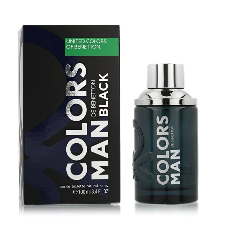 Colors Man Black eau de toilette da uomo 100 ml