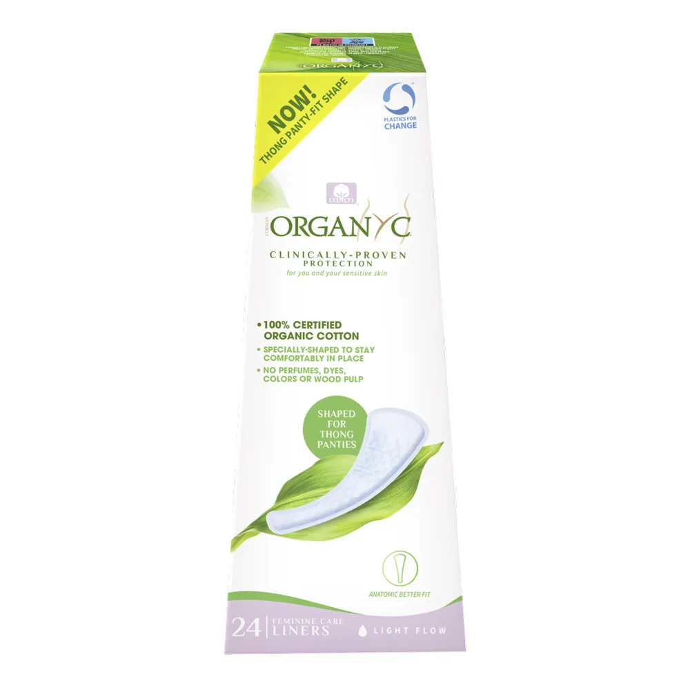 Organyc Pannolini igienici biologici da donna TANGA (24 pz)