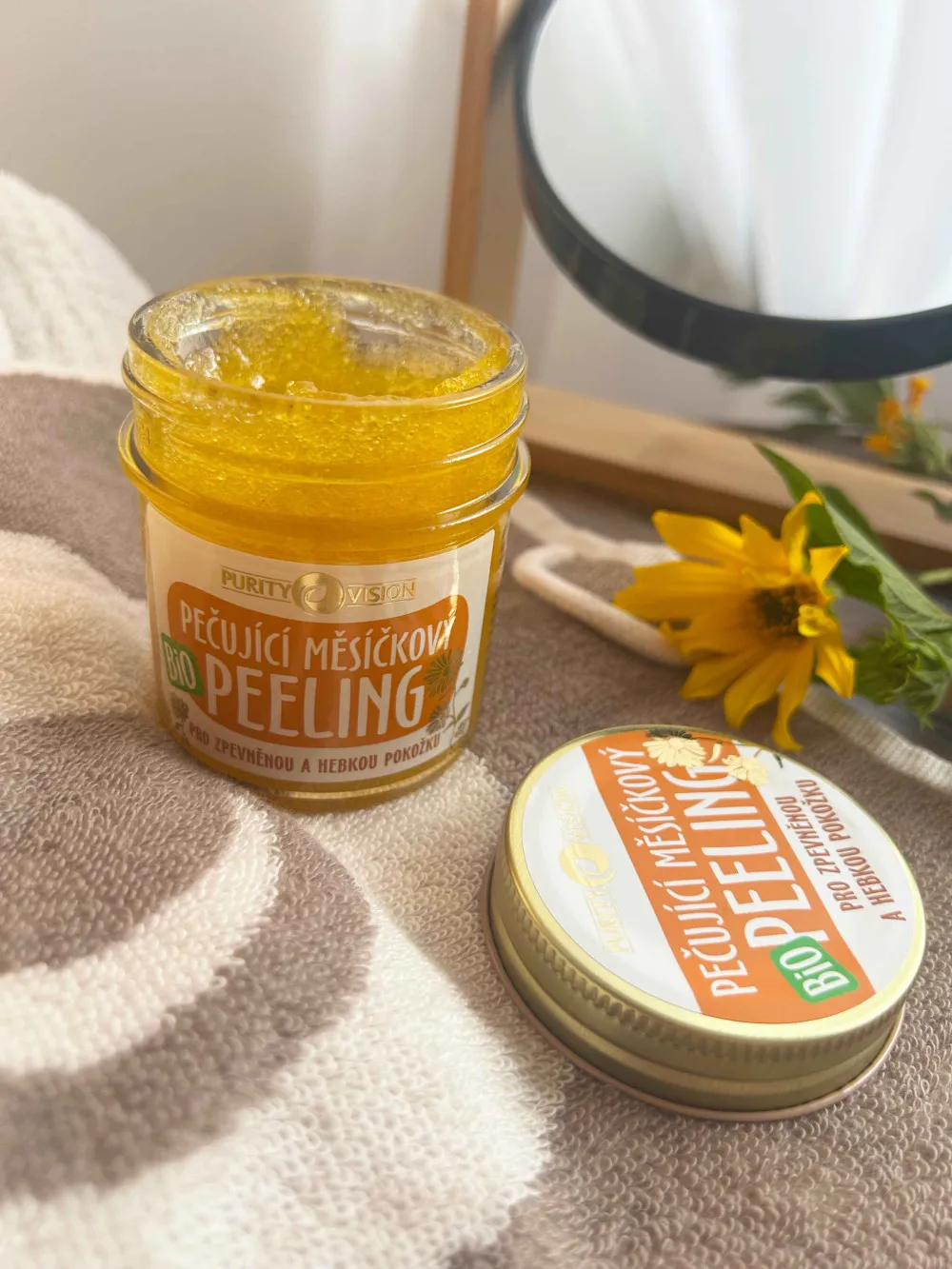 Peeling bio trattante alla calendula 120 ml