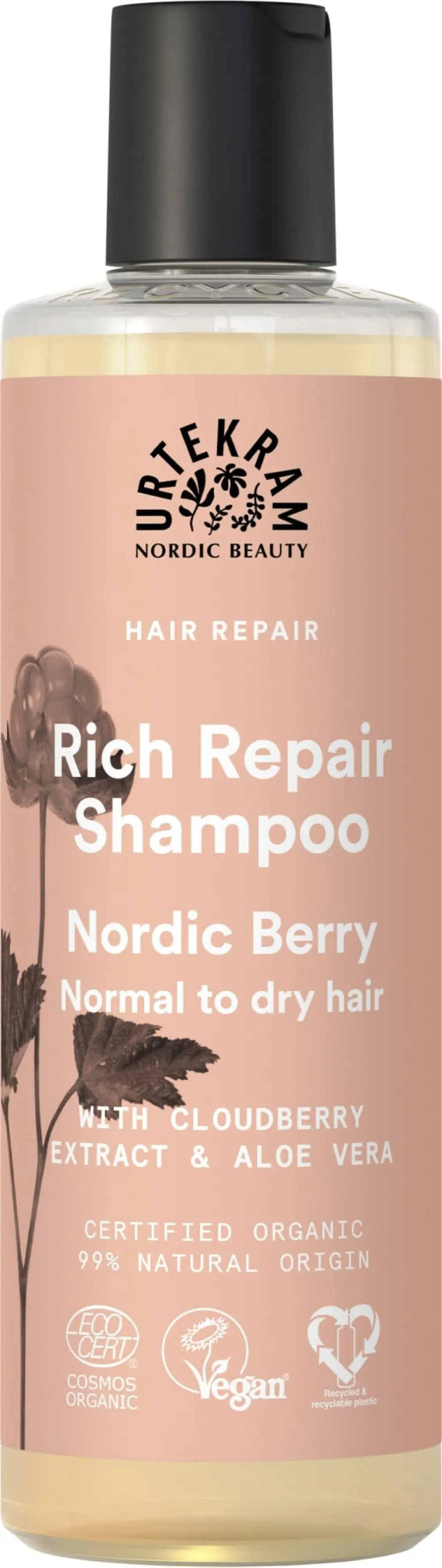 Urtekram Shampoo biologico alle bacche nordiche 250 ml