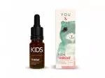 You & Oil Miscela bioattiva per bambini - Mal di gola (10 ml)