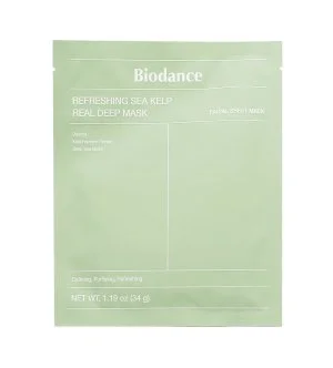 Biodance Refreshing Sea Kelp Real Deep Mask maschera viso lenitiva in idrogel 34 g