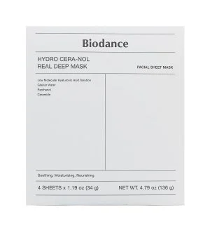 Biodance Hydro Cera-Nol Real Deep Mask maschera viso idratante in idrogel 4x34 g