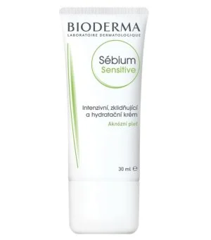 Bioderma Sébium Sensitive crema lenitiva e idratante intensiva per pelle a tendenza acneica