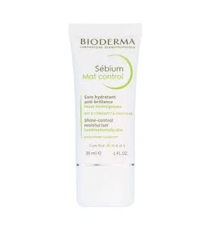 Bioderma Sébium Mat Control crema idratante leggera contro la lucidità della pelle e i pori dilatati