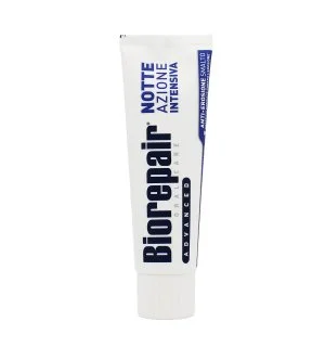 Biorepair Advanced Intensive Night Toothpaste dentifricio per la remineralizzazione dello smalto e l’alito fresco